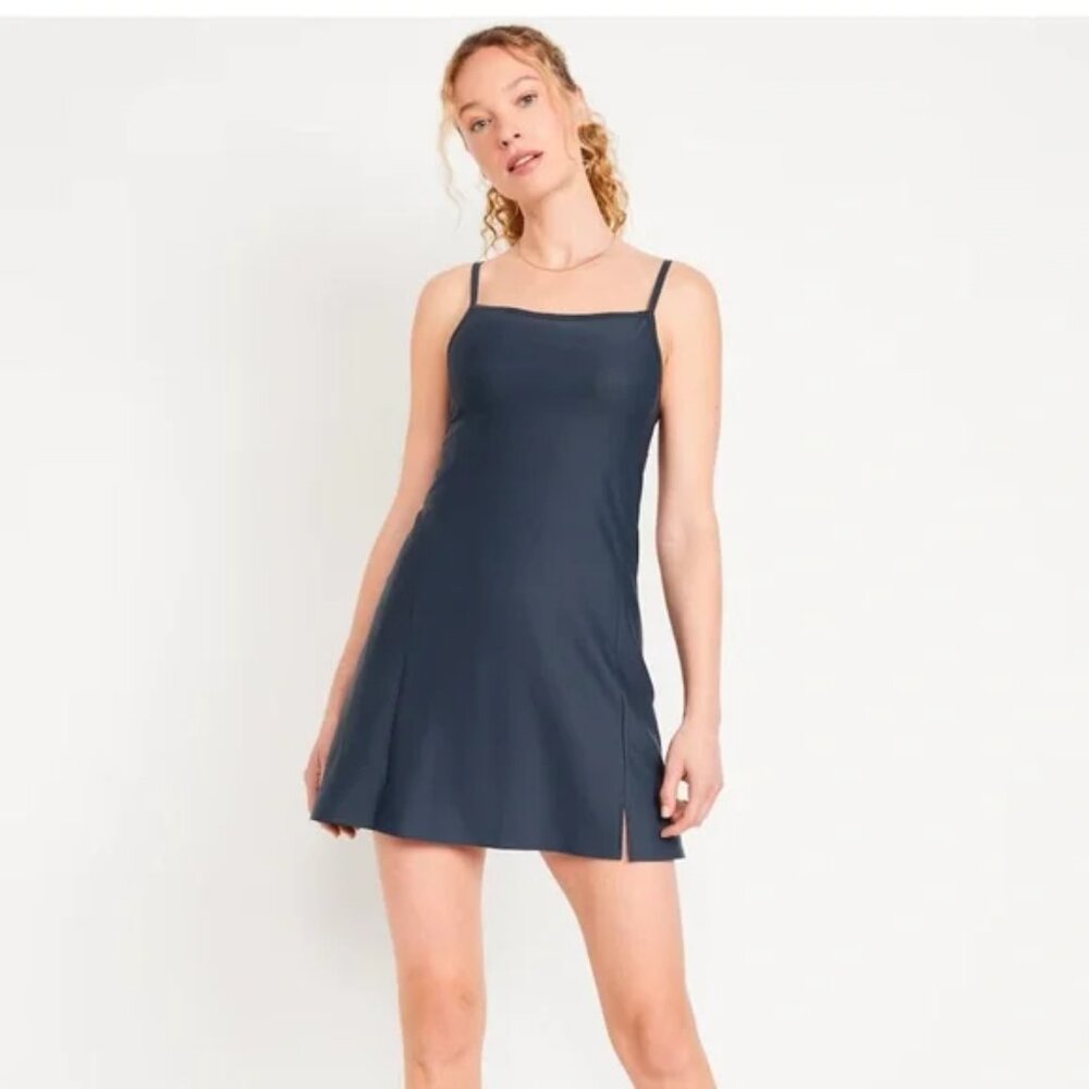 Old Navy PowerSoft Athletic Dress | Dusk Navy | Sz S (NWT)